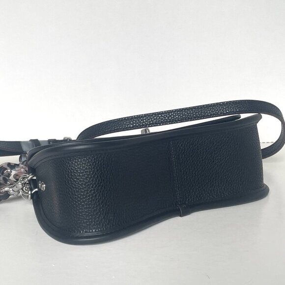 Coach Wavy Dinky CK113 Black Coachtopia Leather Shoulder Crossbody Bag - Picture 7 of 14